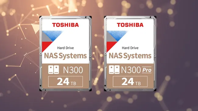 Toshiba launches 24TB hard drives priced up to $649 for NAS systems